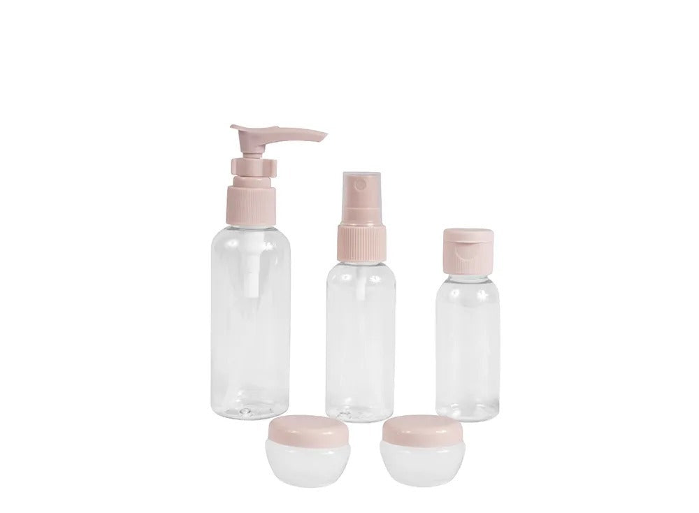 Kit Botellas Envases Viajeros 11 Piezas - Cremas - Maquillaje - Lociones