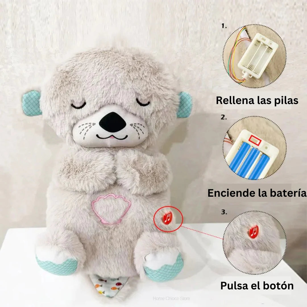 Nutria De Peluche Que Respira - Relaja y Desestresa Rapidamente - Niños Y Adultos