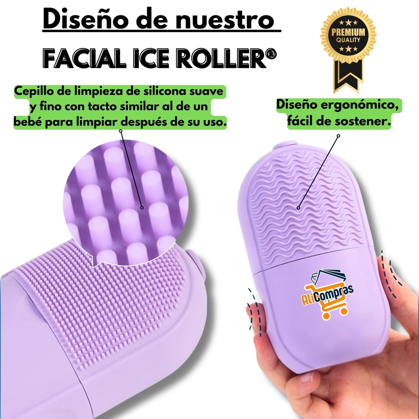 Rodillo de Hielo Para Cara y Ojos- Facial Ice Roller®